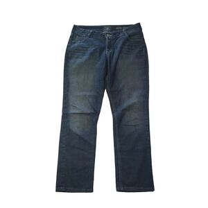 Riders By Lee Jeans 12M Slim Crop High Rise Blue Casual Denim